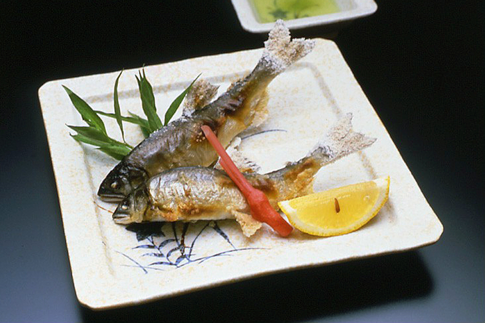 鮎の塩焼き